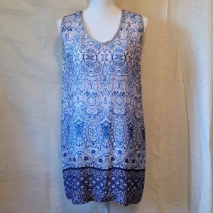 JOHNNY WAS Lovely Sleeveless Tunic Blouse Dress